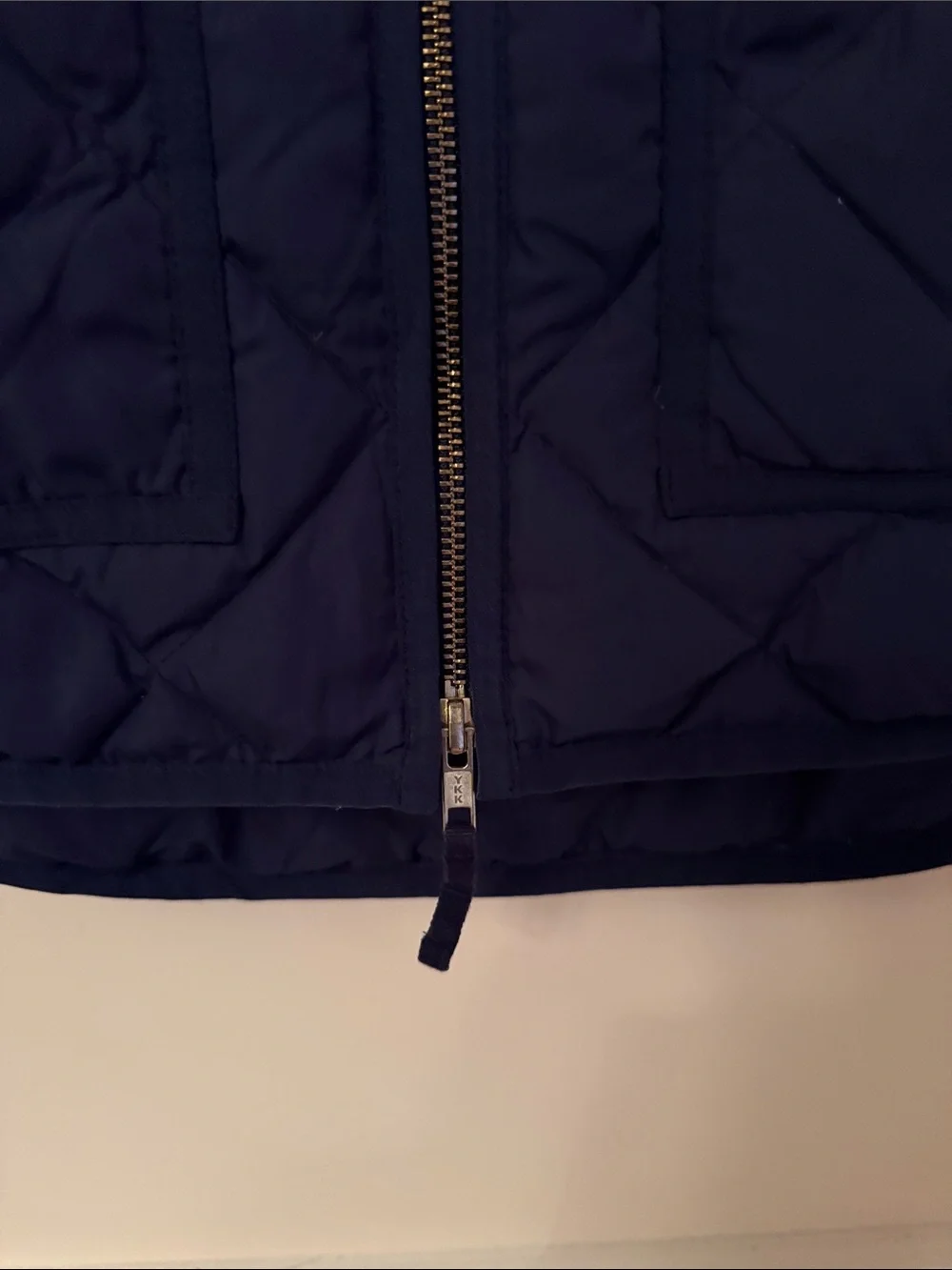 J. Crew quilted sleeveless